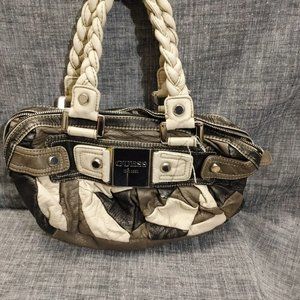 New with Tags Used Guess Bethany Purse Grey - Multi - A Fusion of Style and Prac